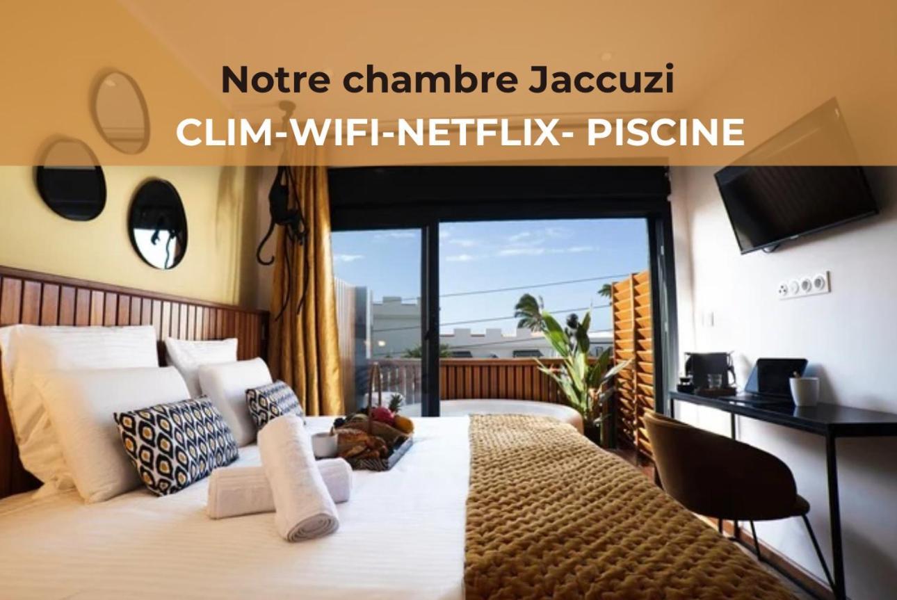 Maison Le Patio Jacuzzi 생드니 외부 사진